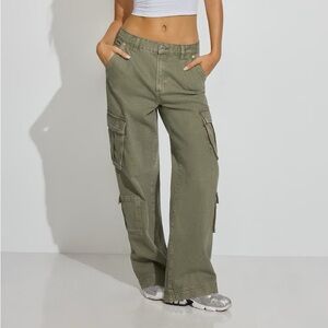 Garage low rise baggy cargo pants